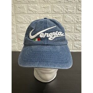 Venezia Cap Hat Blue Denim Italian‎ Flag  Adjustable Men's